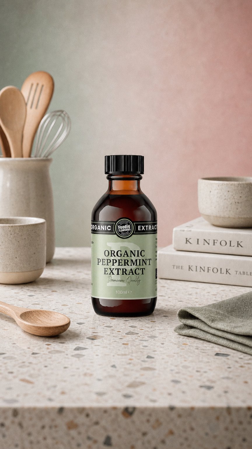 AI product shot of Organic Peppermint Extract