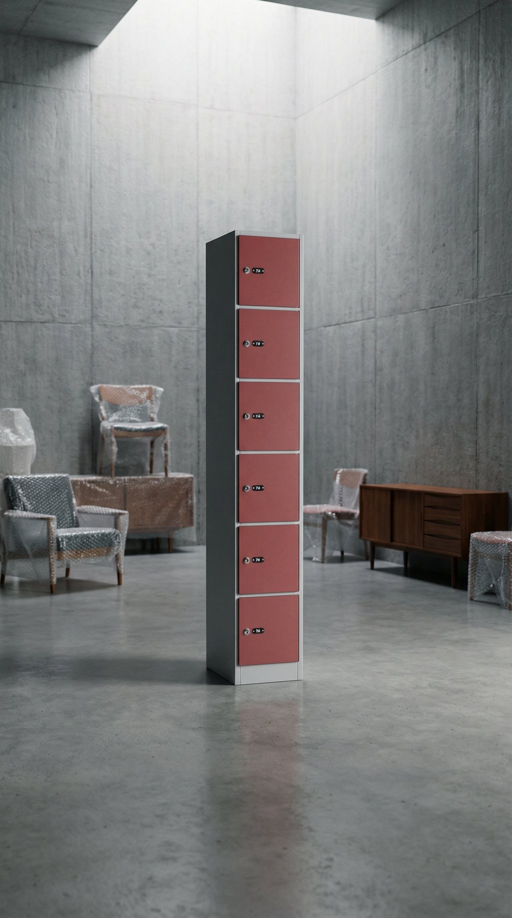 AI product shot of Small Compartment Locker