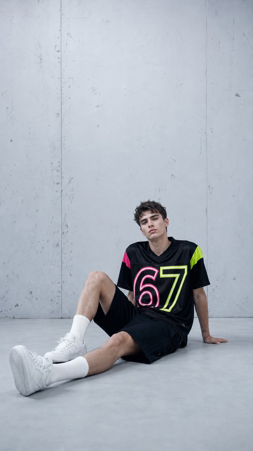 AI product shot of 67 Boxy Jersey