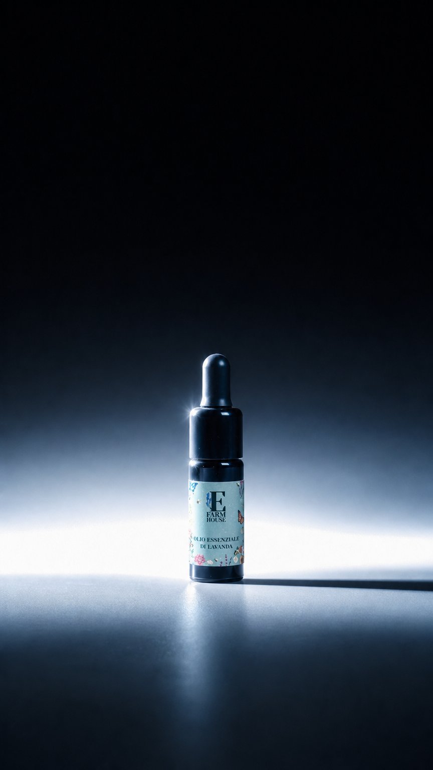 AI product shot of OLIO ESSENZIALE DI LAVANDA 10ml
