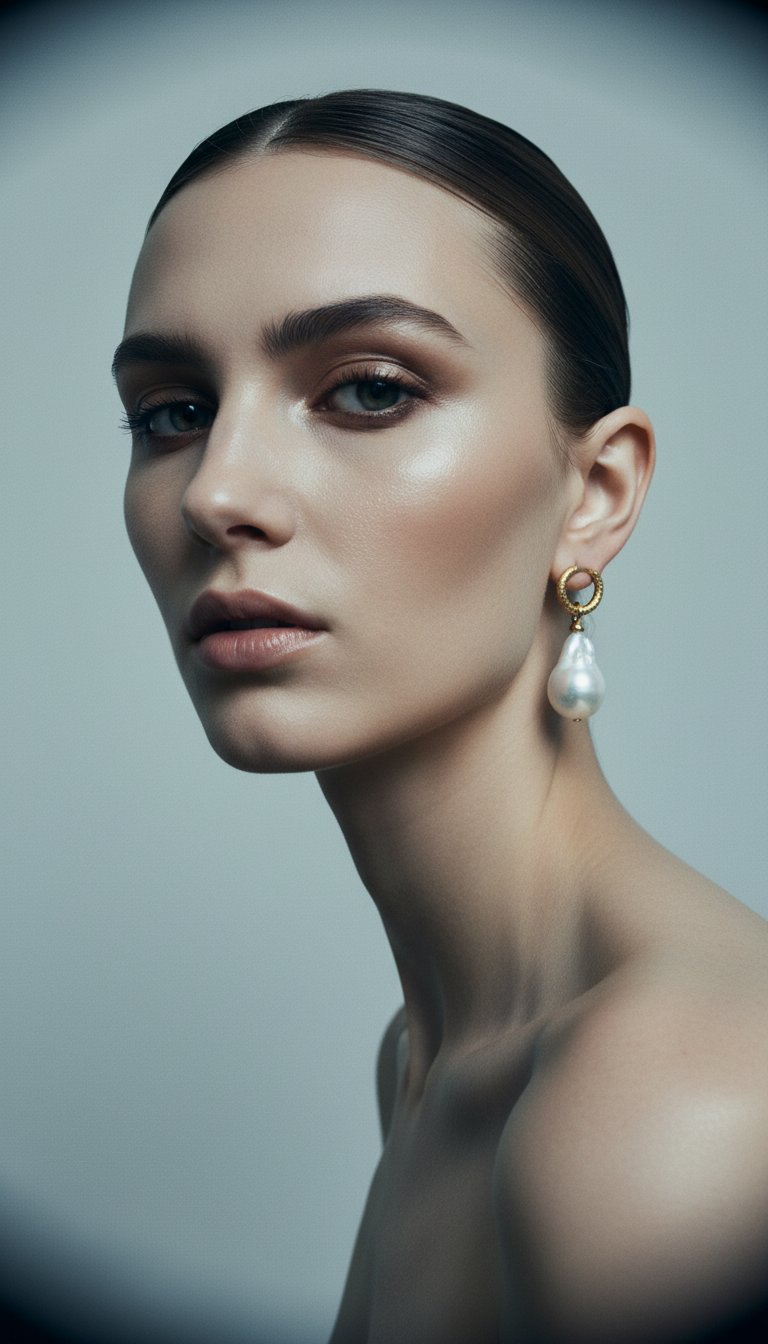 AI product shot of Lolita Earrings