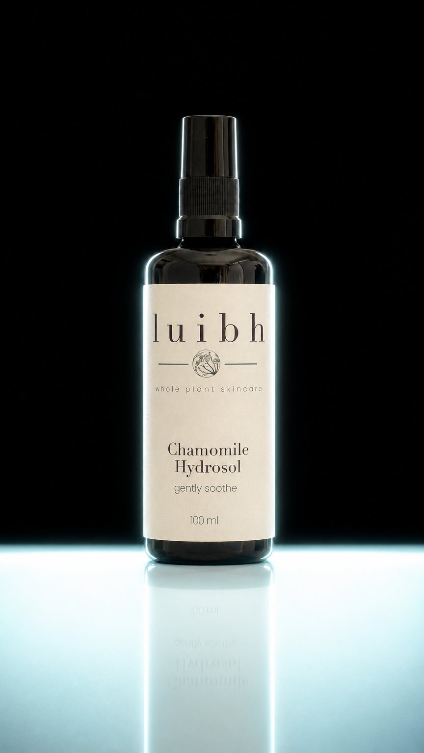AI product shot of Chamomile Hydrosol