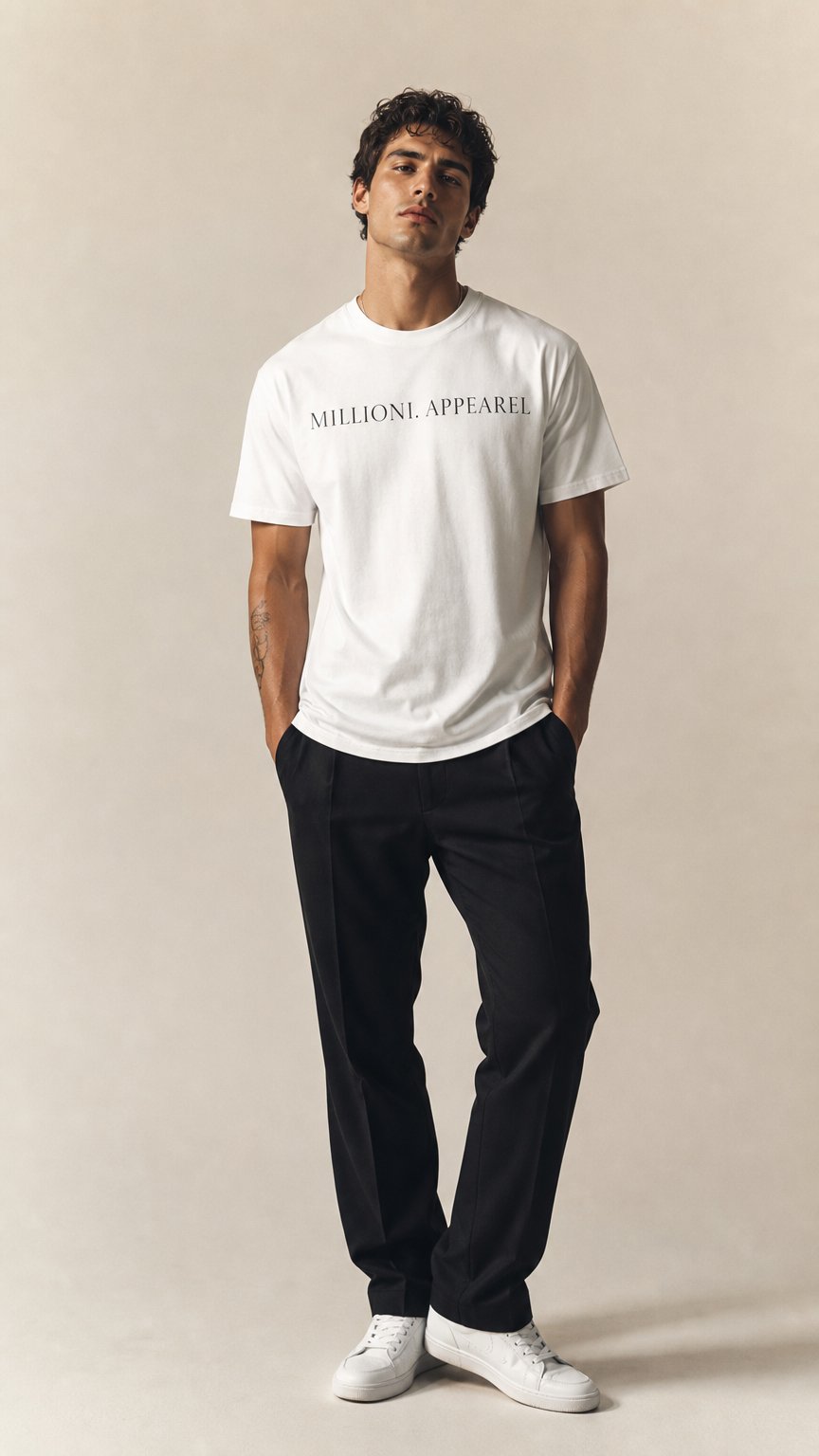 AI product shot of Millioni Tee