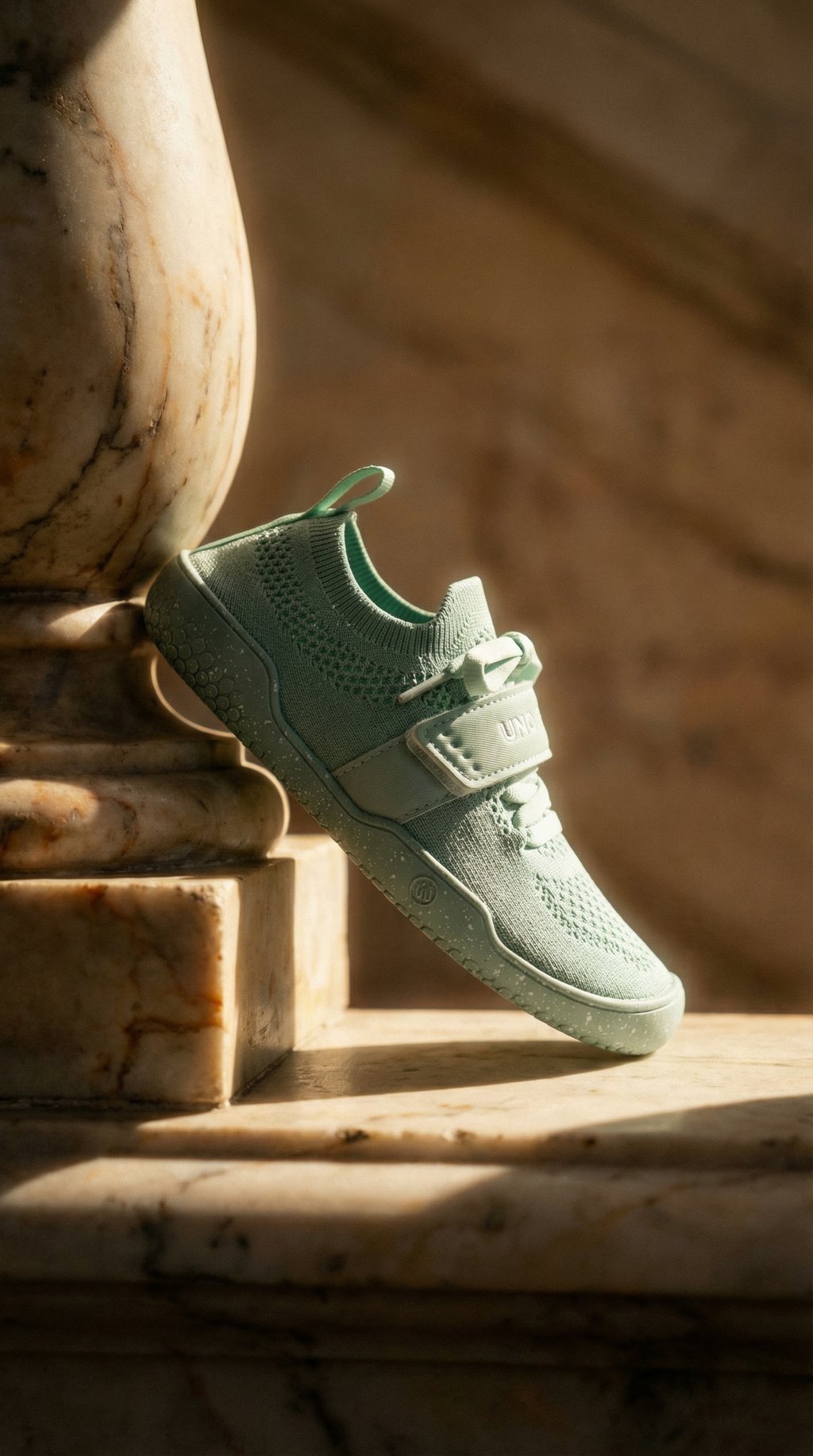 AI product shot of LUXIAOJUN BarePower I Training Shoes (Matcha Green)