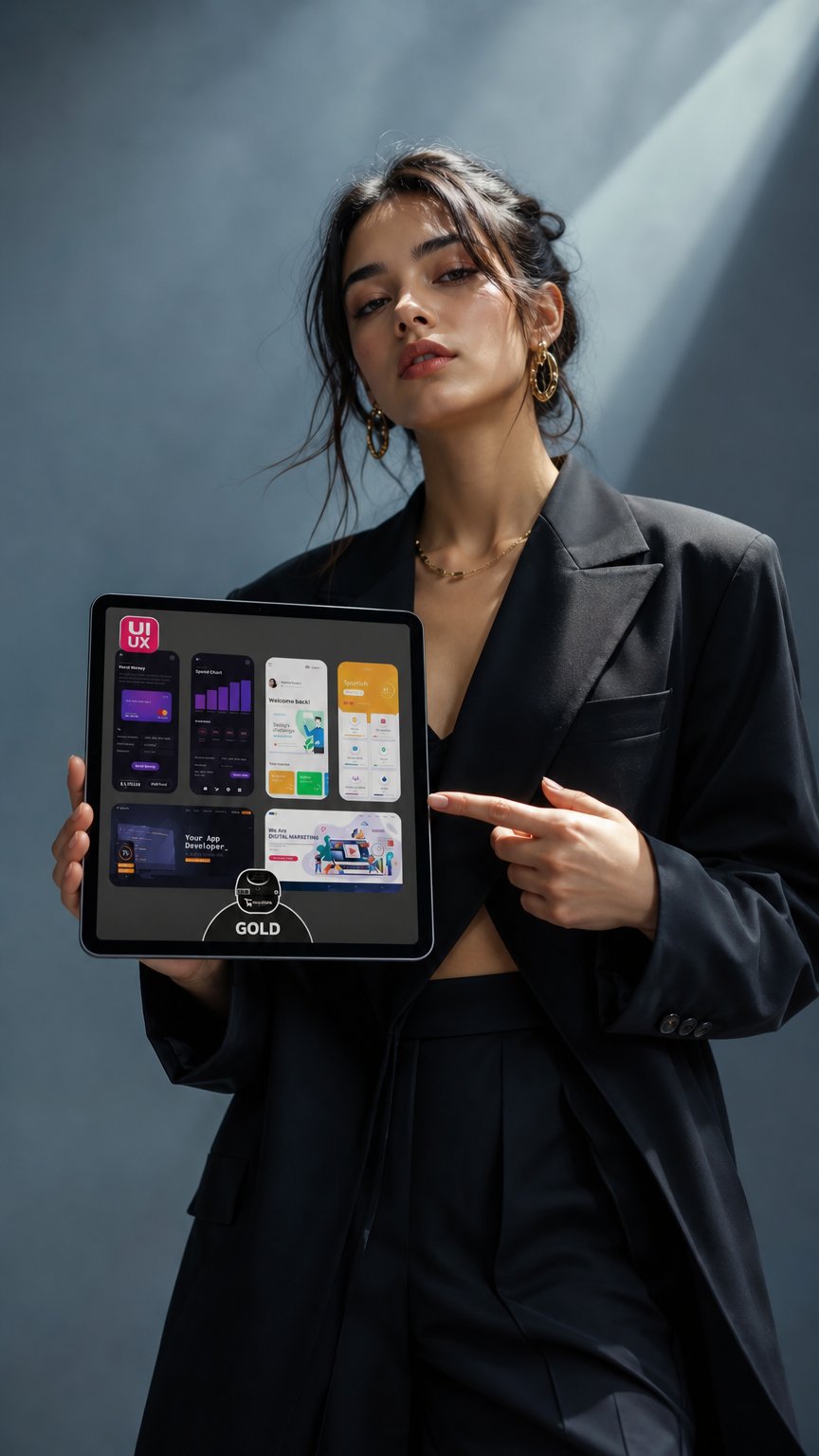 AI product shot of Website