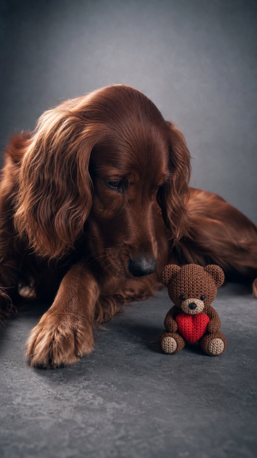 AI product shot of Love Bear – choose your colors - 3D “knitted style” printed - Surprise your loved one