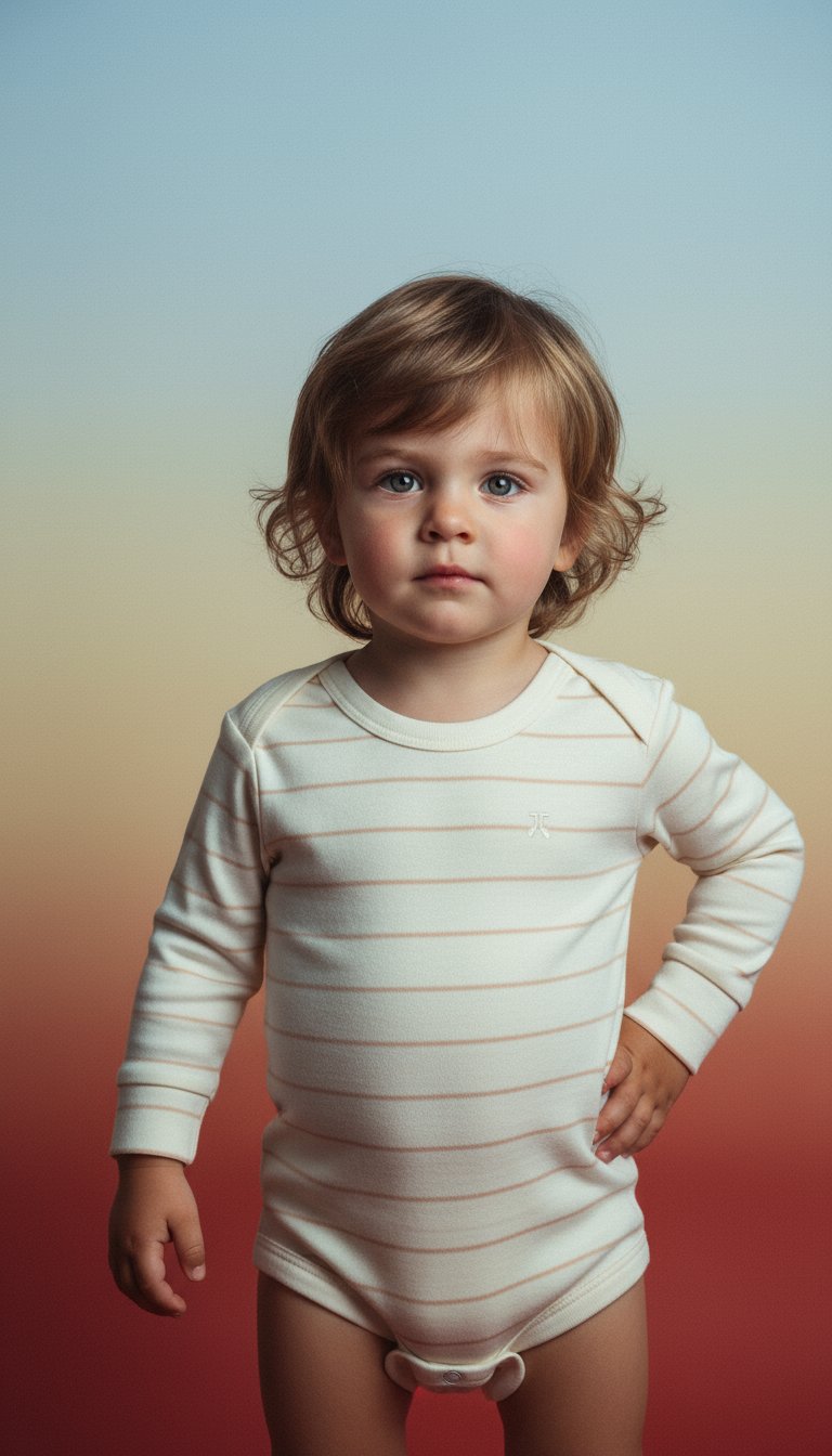 AI product shot of Boatneck romper Clay
