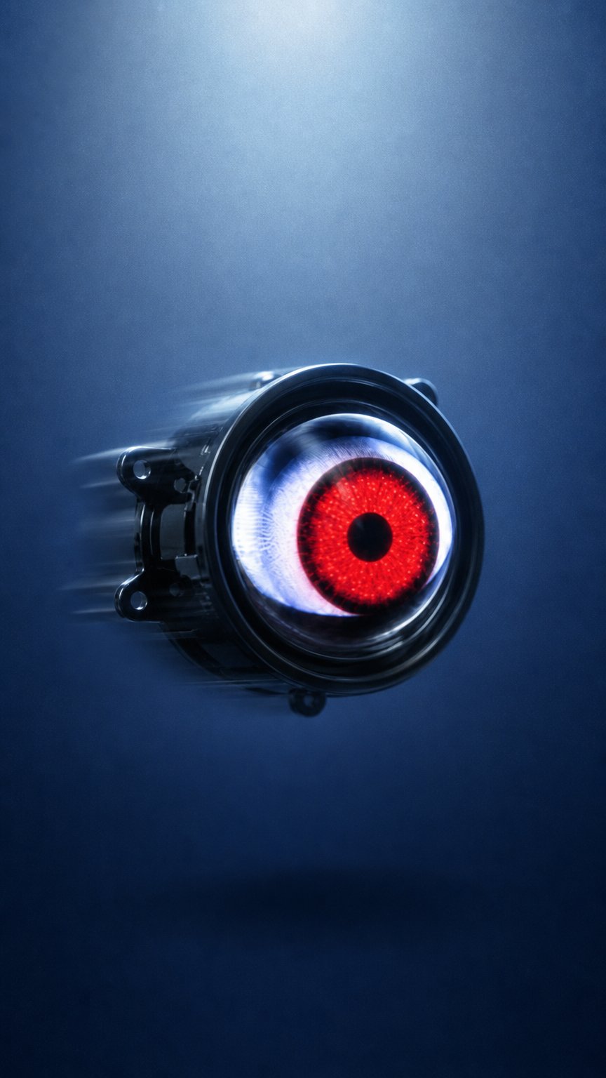 AI product shot of ApexGaze™- RGB Headlight Eyes