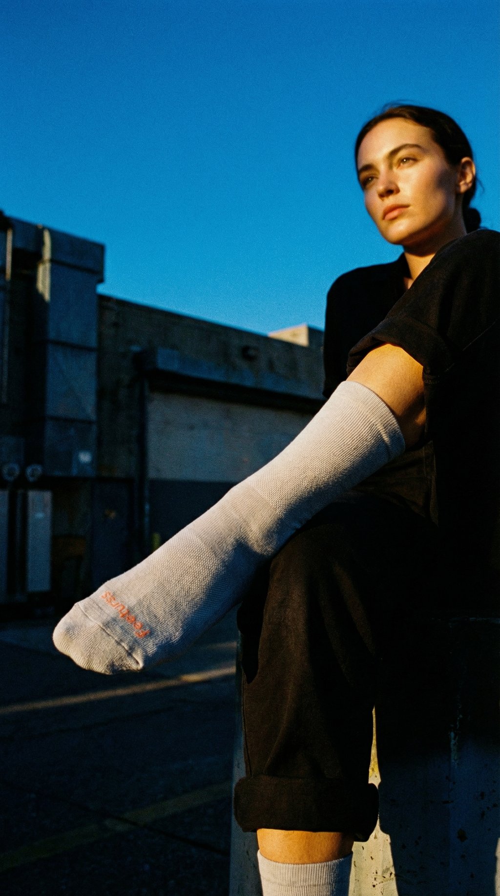 AI product shot of Calf Sock