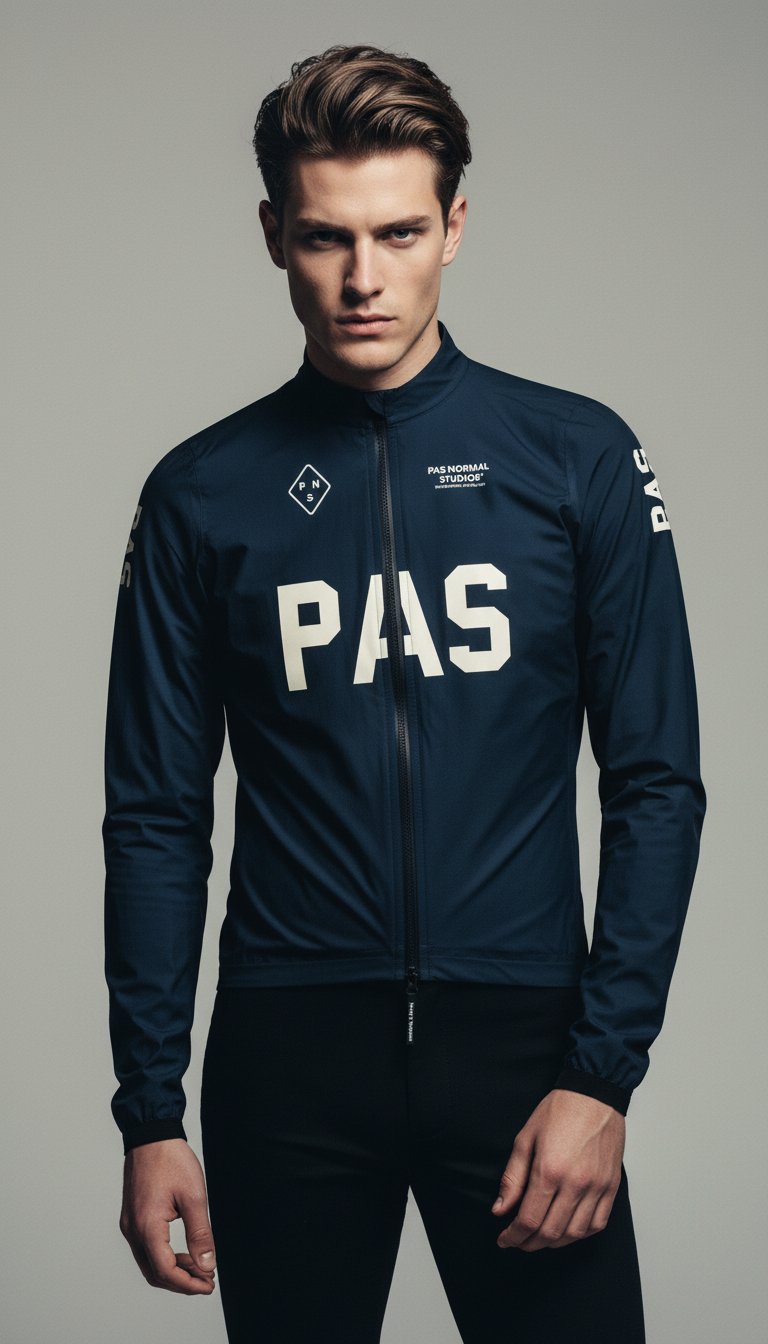 AI product shot of Men's PAS Mechanism Rain Jacket