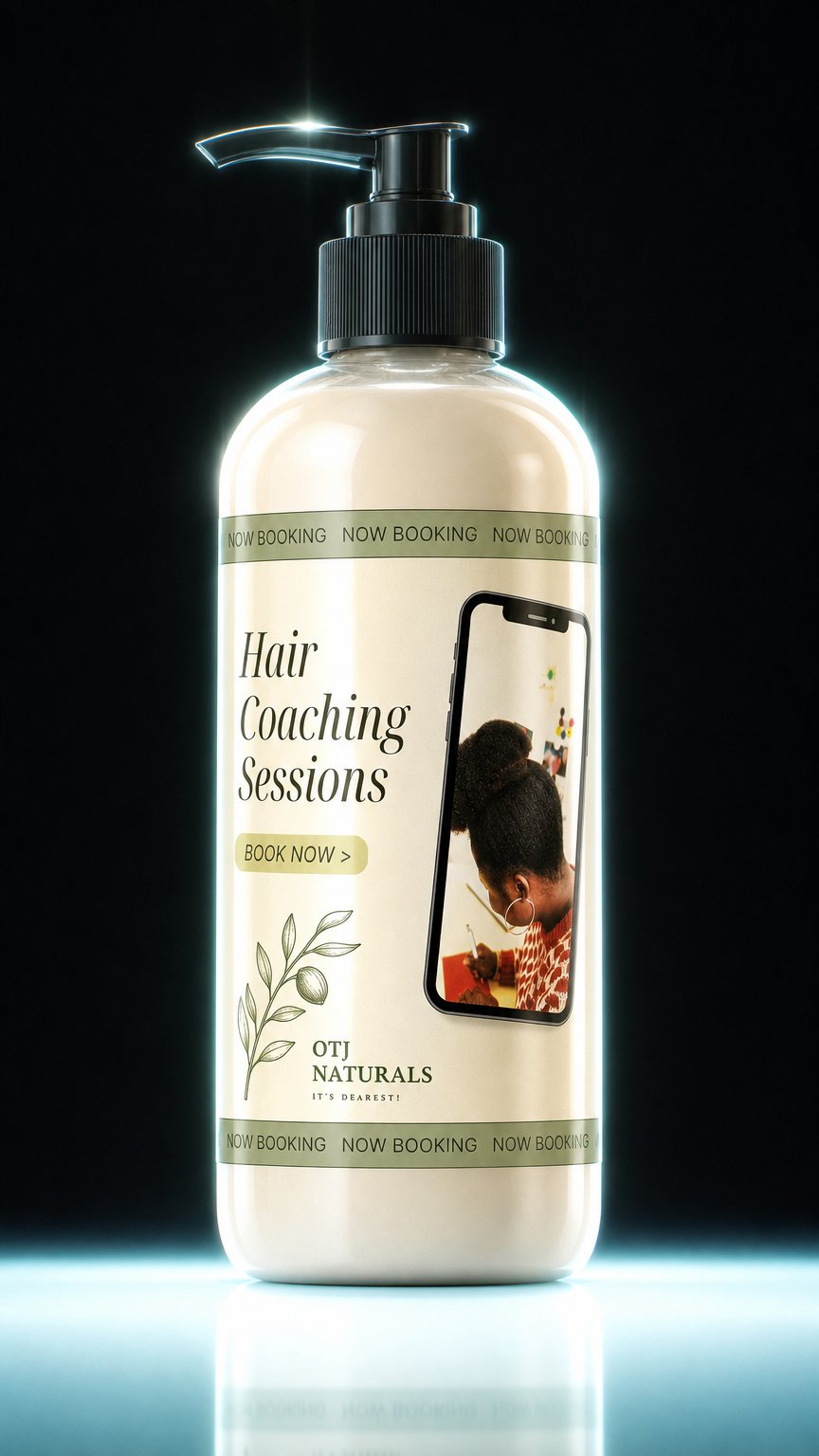 AI product shot of Hair Coaching with OTJ