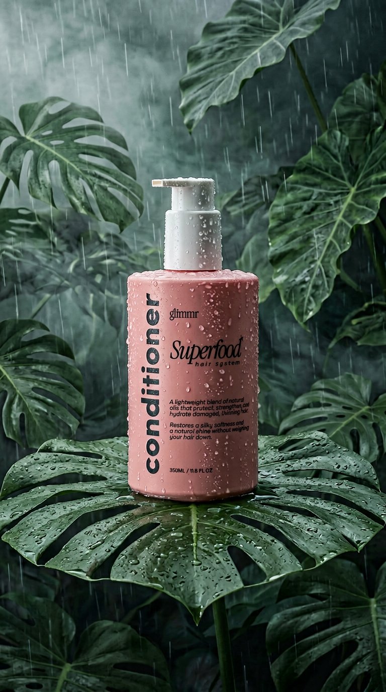 AI product shot of Superfood Conditioner