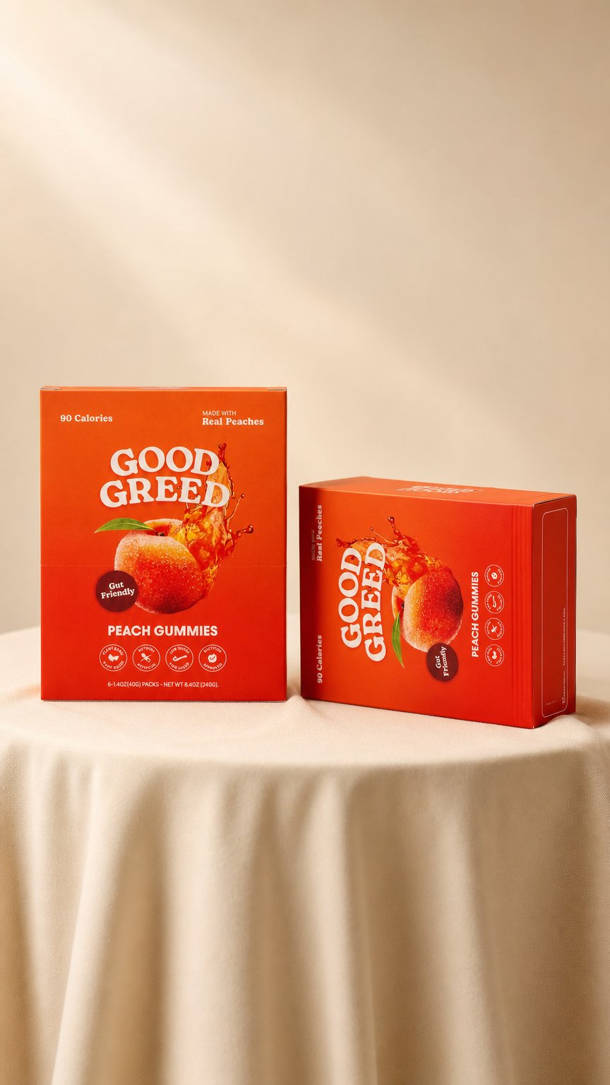 AI product shot of Peach