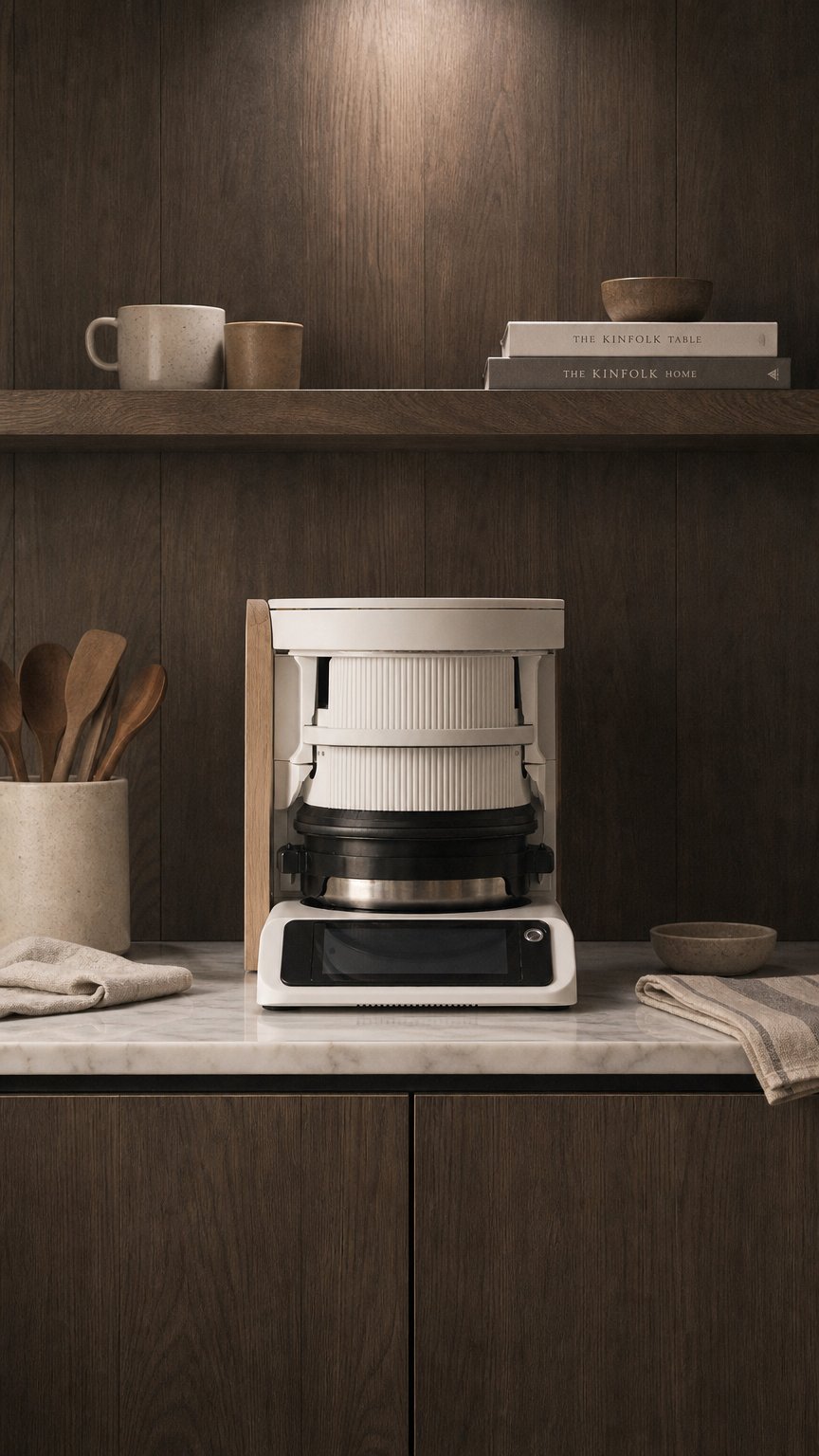 AI product shot of SwishOne Autonomous Meal System