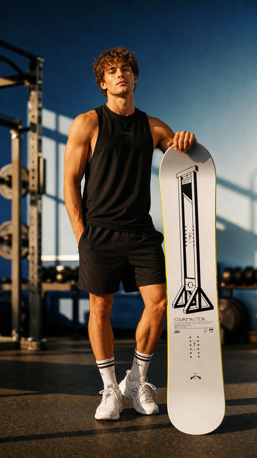 AI product shot of Spring Break Stairmaster Snowboard 2027