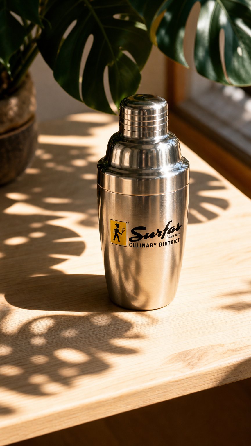 AI product shot of Bar Shaker 3 Piece 28Oz