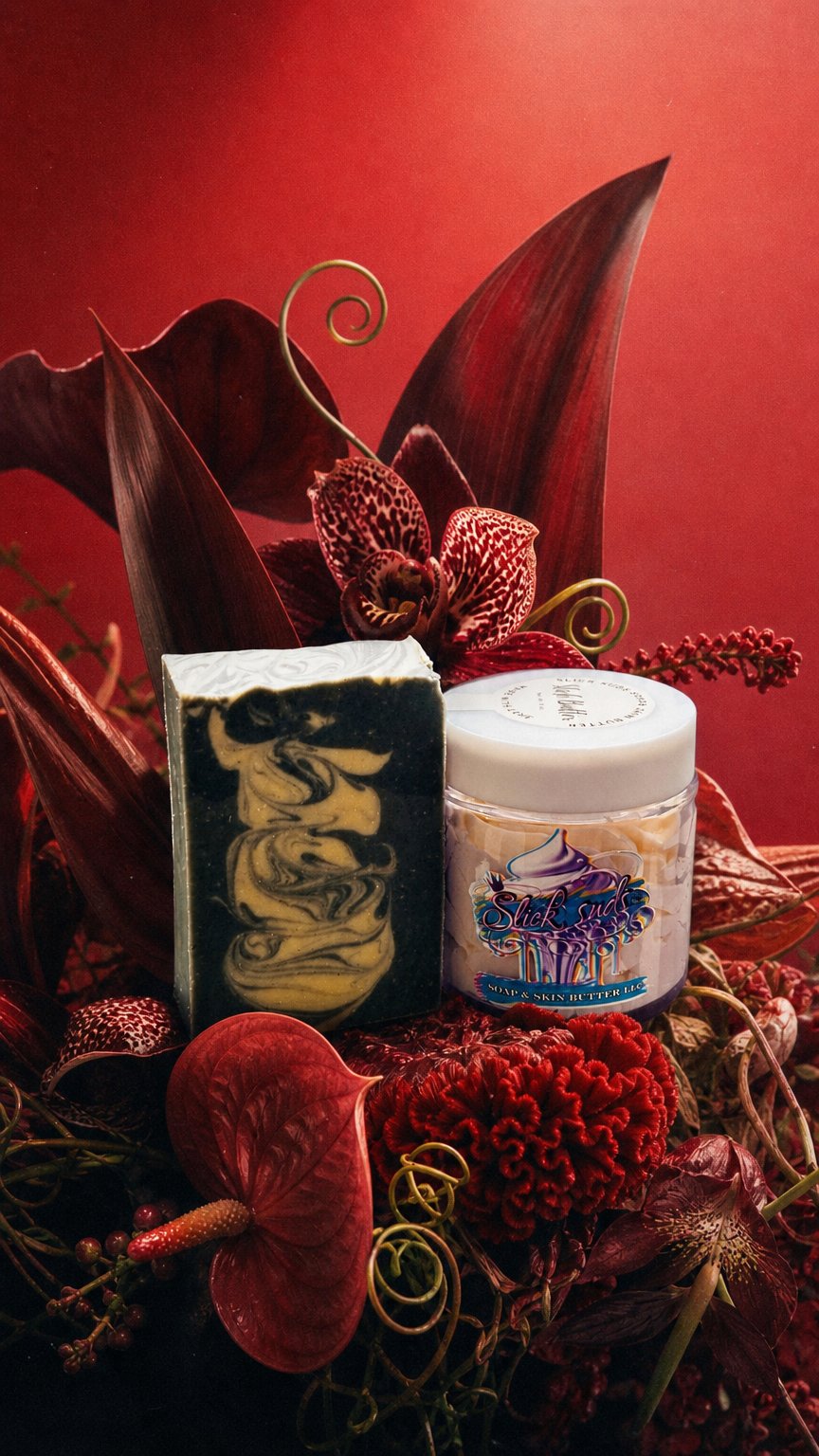 AI product shot of SLICK SUDS SOAP AND SKIN BUTTER LLC