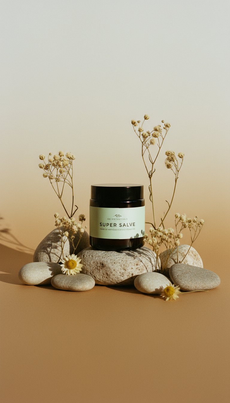 AI product shot of 100g Super Salve