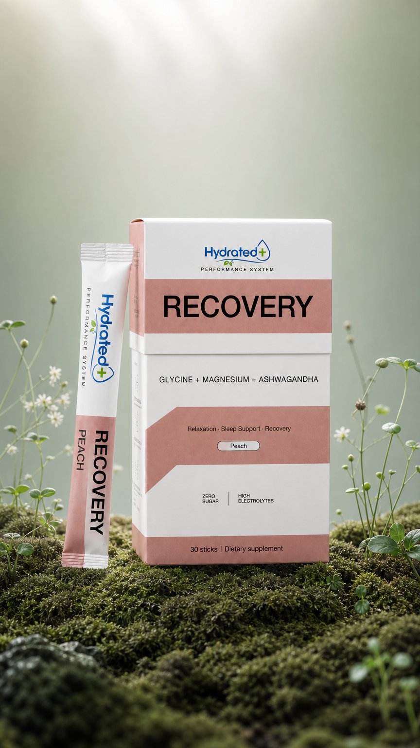 AI product shot of Hydrated+ Recovery