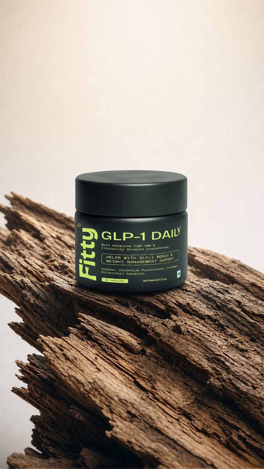 AI product shot of GLP-1 DAILY™ | Celebrity-Inspired Routine | Clinically Tested | FREE 1-month Diet Plan