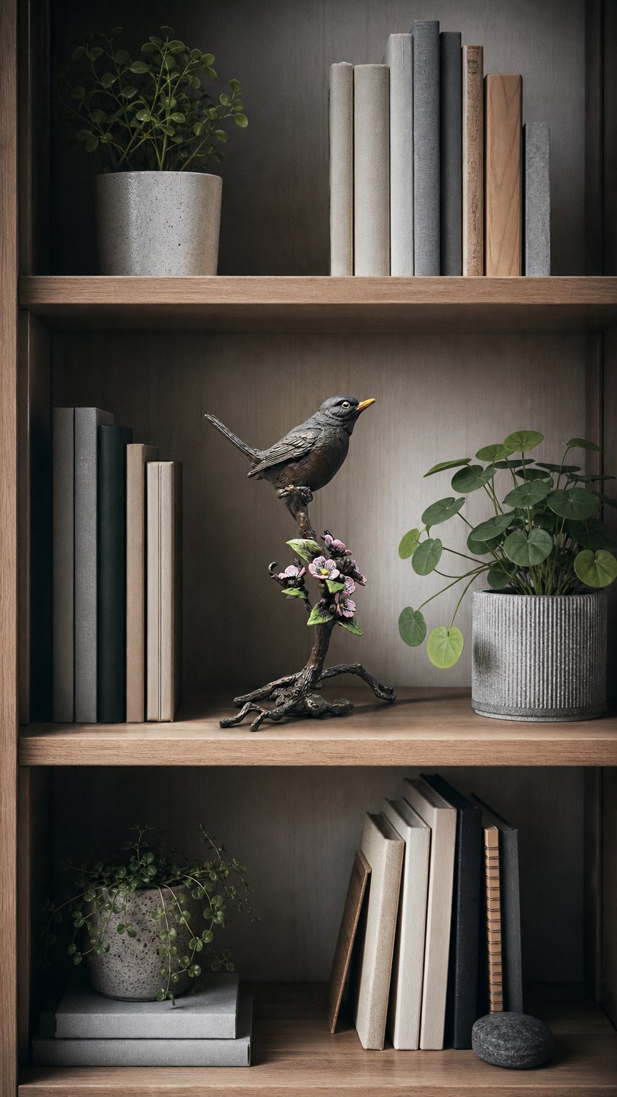 AI product shot of Blackbird with Blossom (1046)