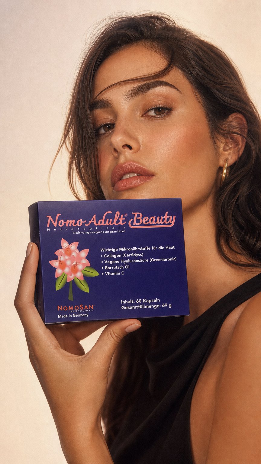 AI product shot of NOMOADULT® Beauty