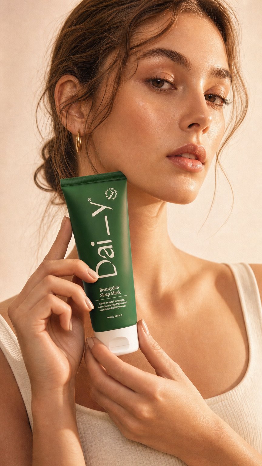 AI product shot of Beautydew Sleep Mask