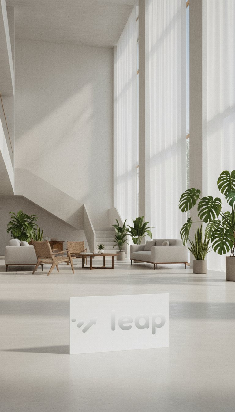 AI product shot of Leap Visa Card