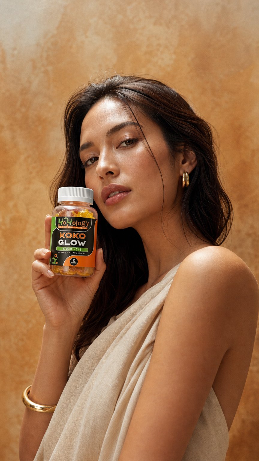 AI product shot of Koko Glow