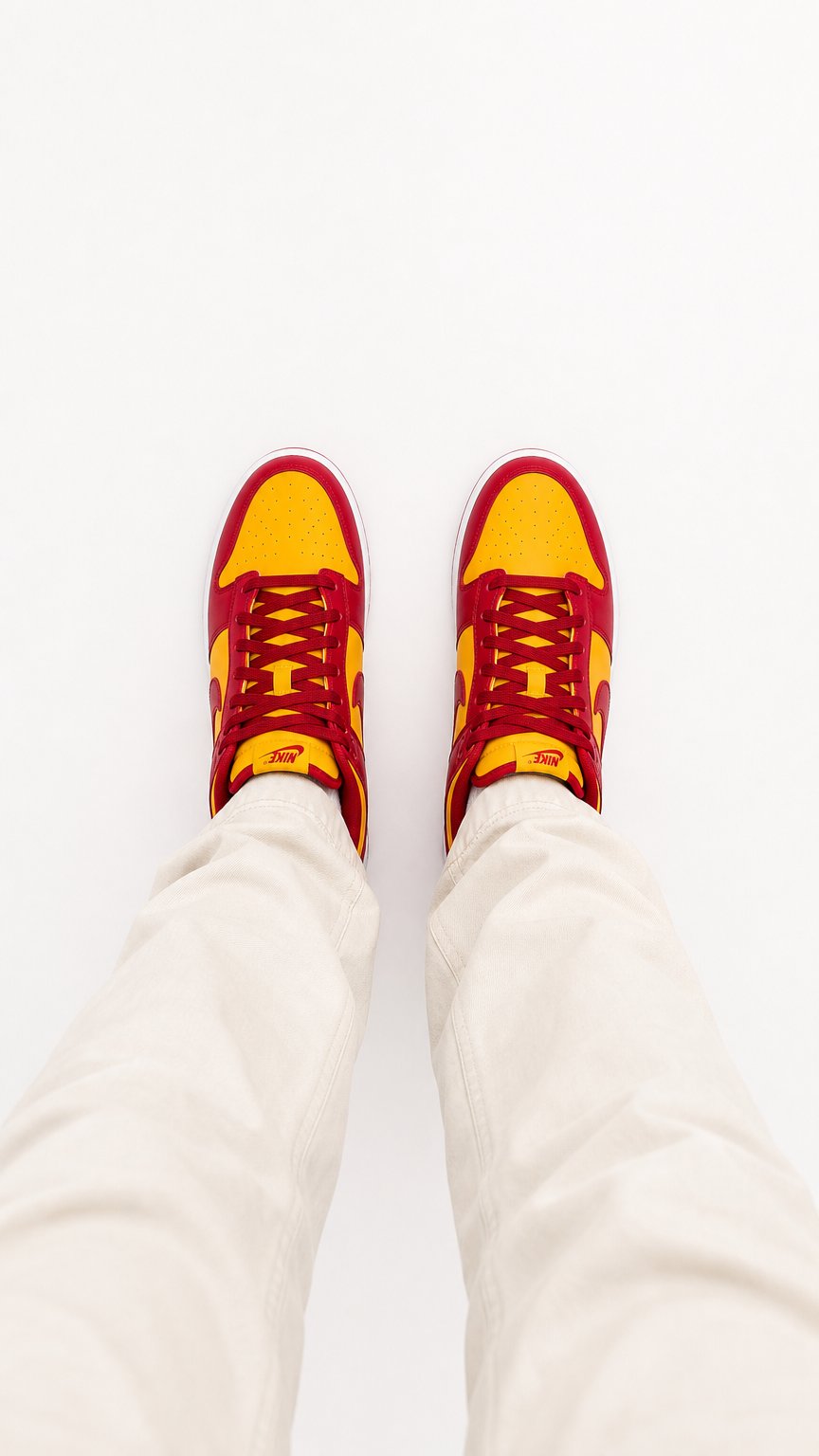 AI product shot of Men’s Nike Dunk Low PRM 'Midas Gold'