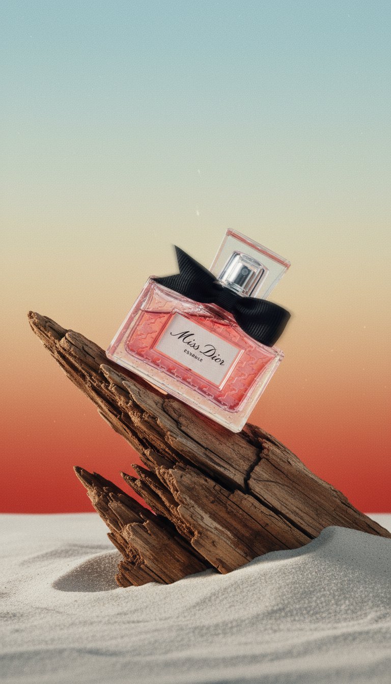 AI product shot of DIOR Miss Dior Essence 35 ml