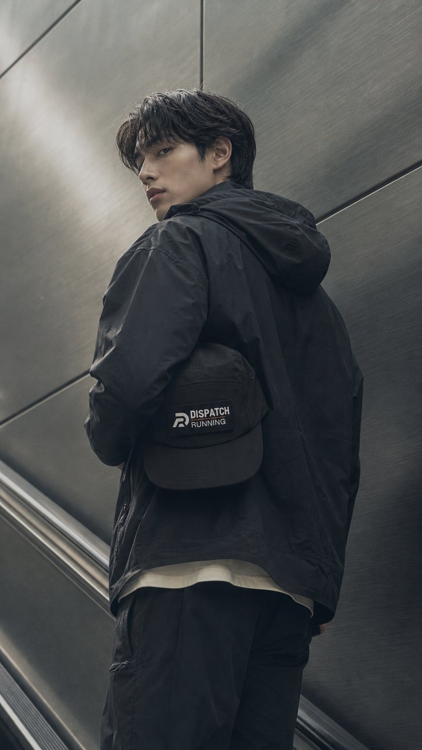 AI product shot of DR1 Core Hat (Includes Dispatch Running Patch)