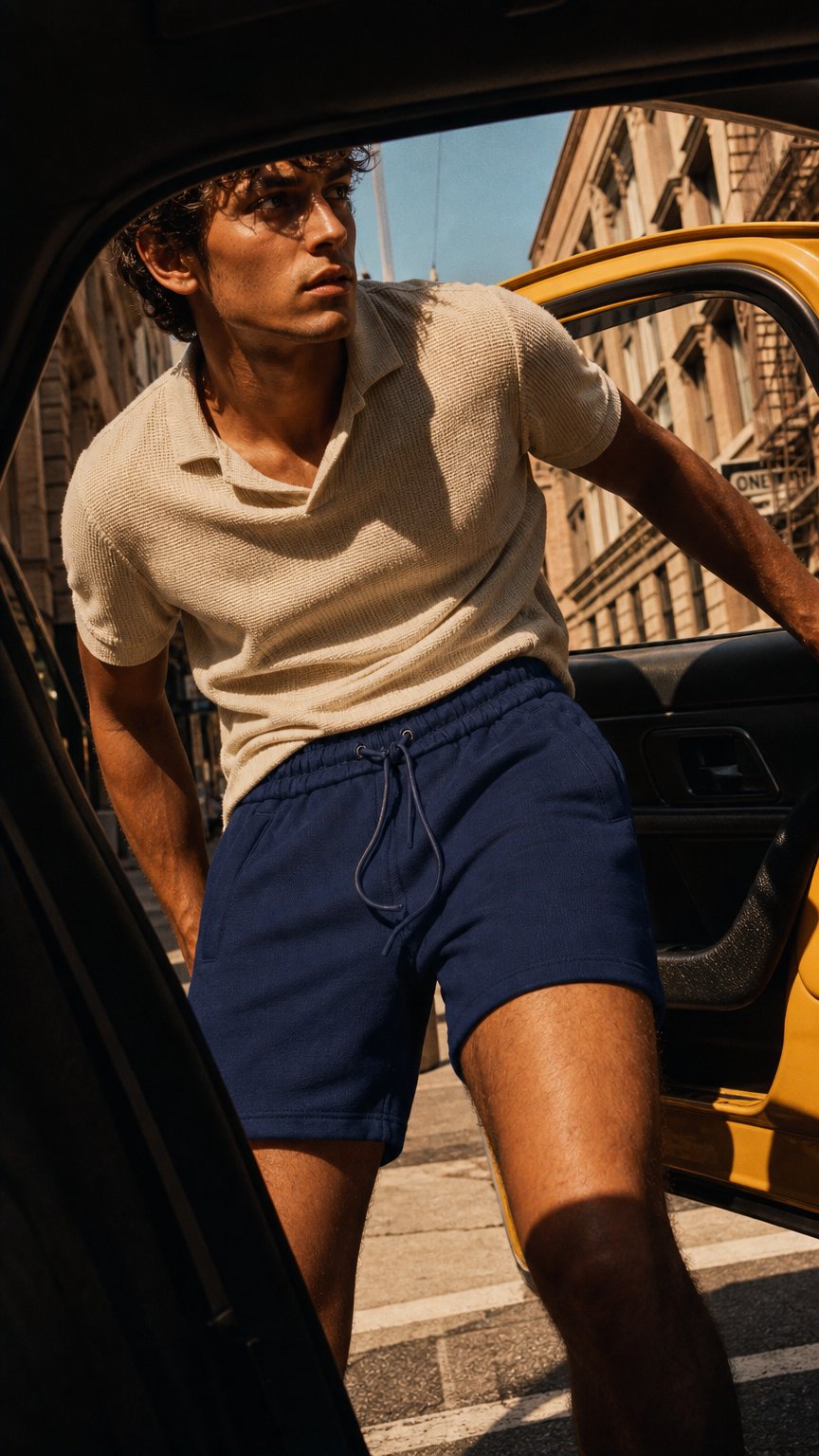 AI product shot of Exceed Navy Short