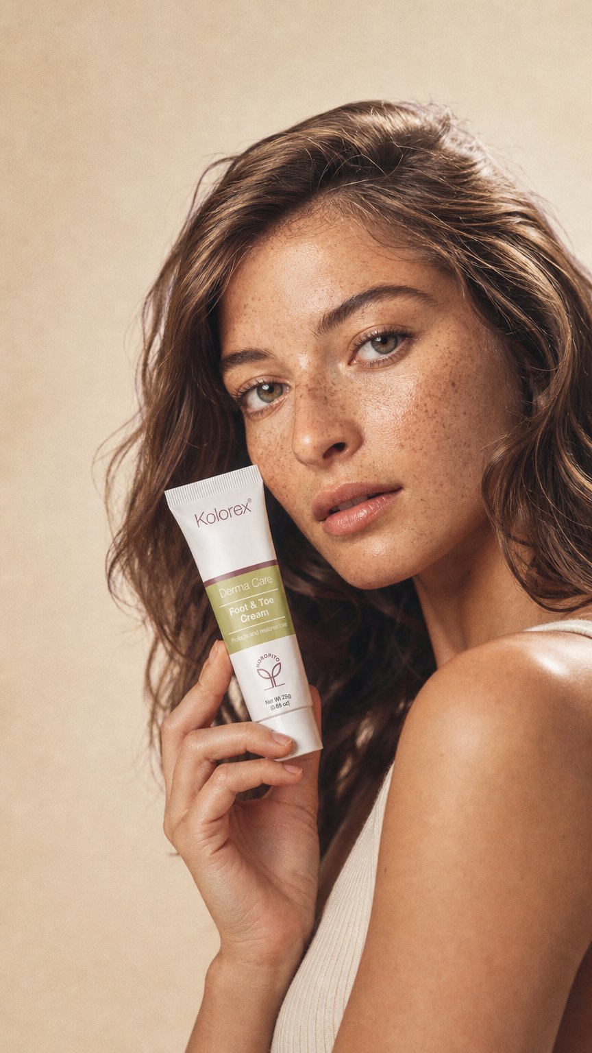 AI product shot of Foot & Toe Cream