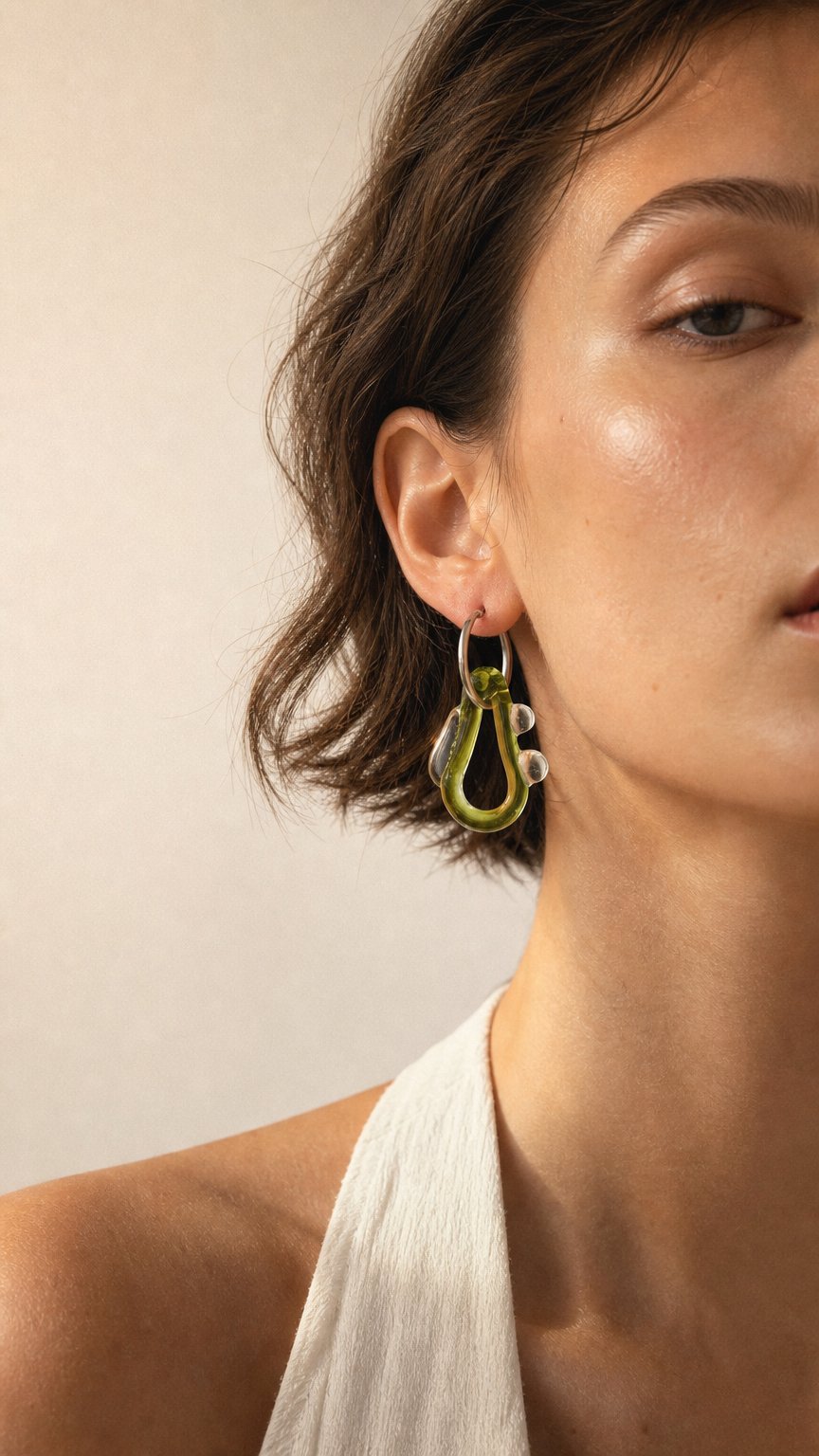 AI product shot of 1am Earrings