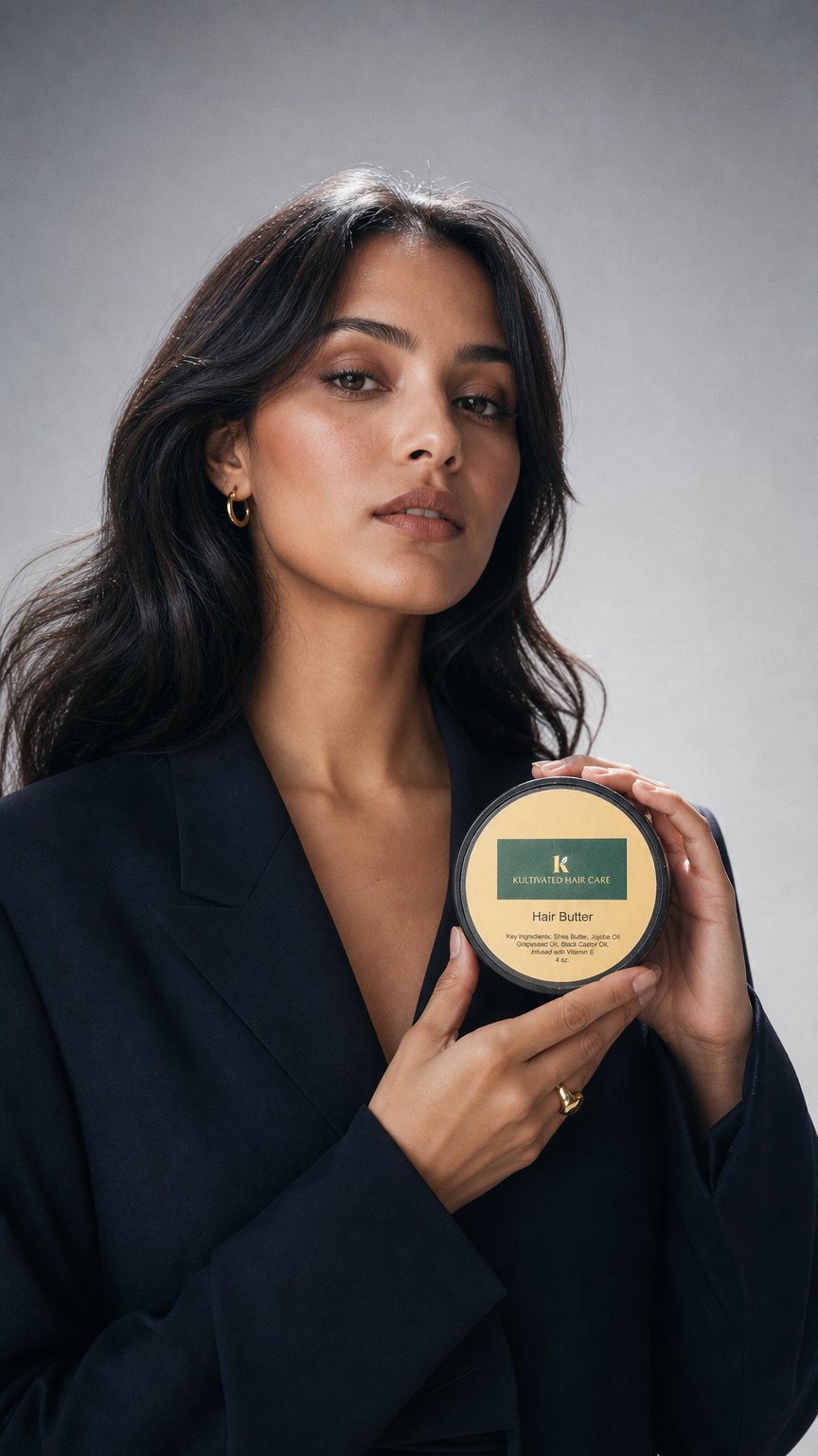 AI product shot of Hair Butter
