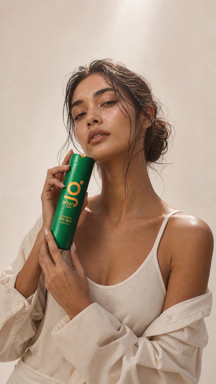 AI product shot of FACE WASH