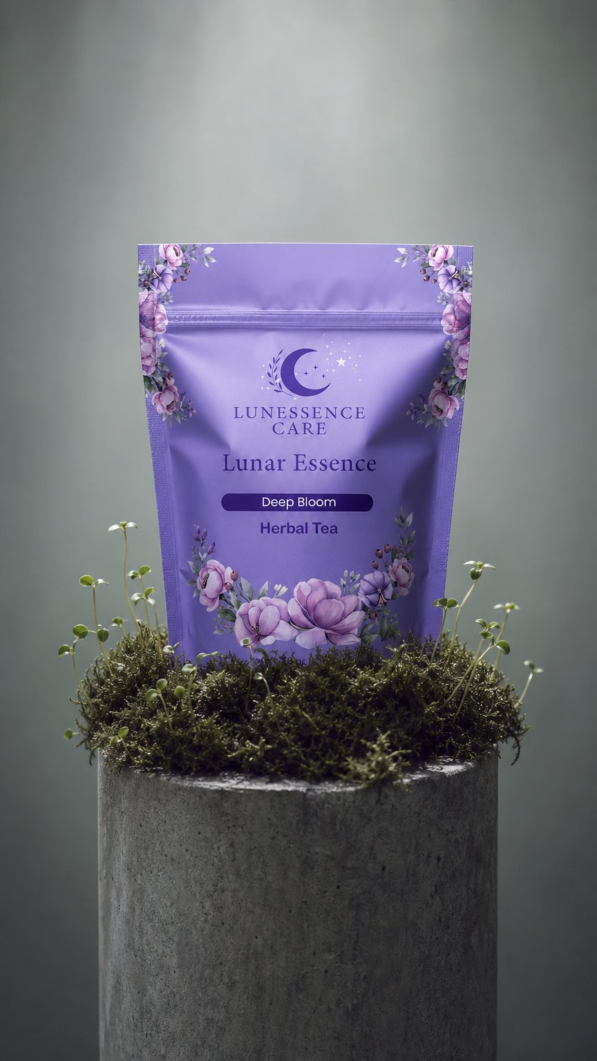 AI product shot of Lunar Essence-Deep Bloom