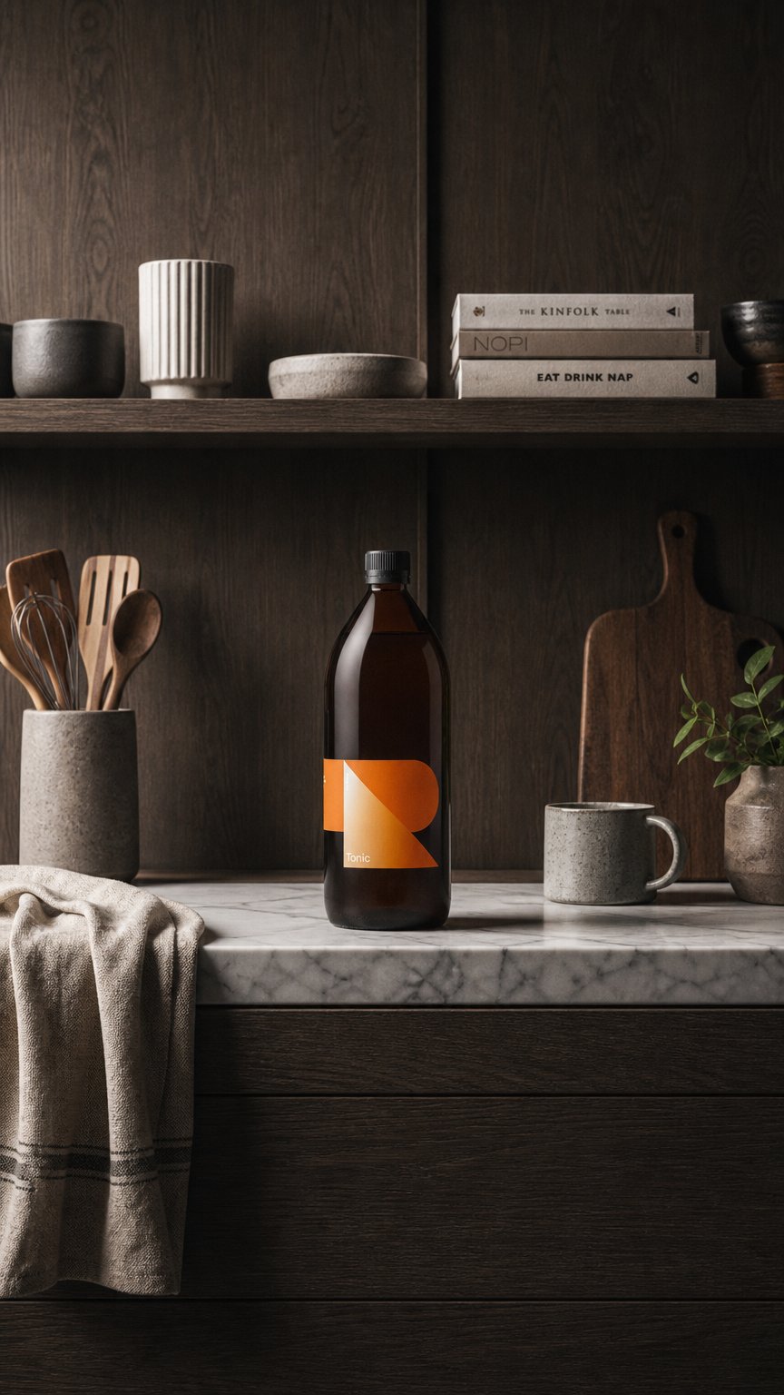 AI product shot of TONIC SIRUP