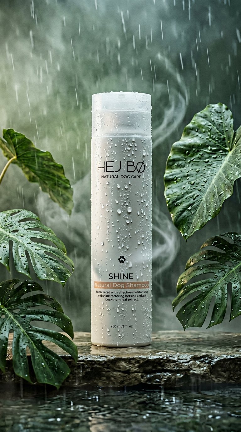 AI product shot of Shampoo Shine