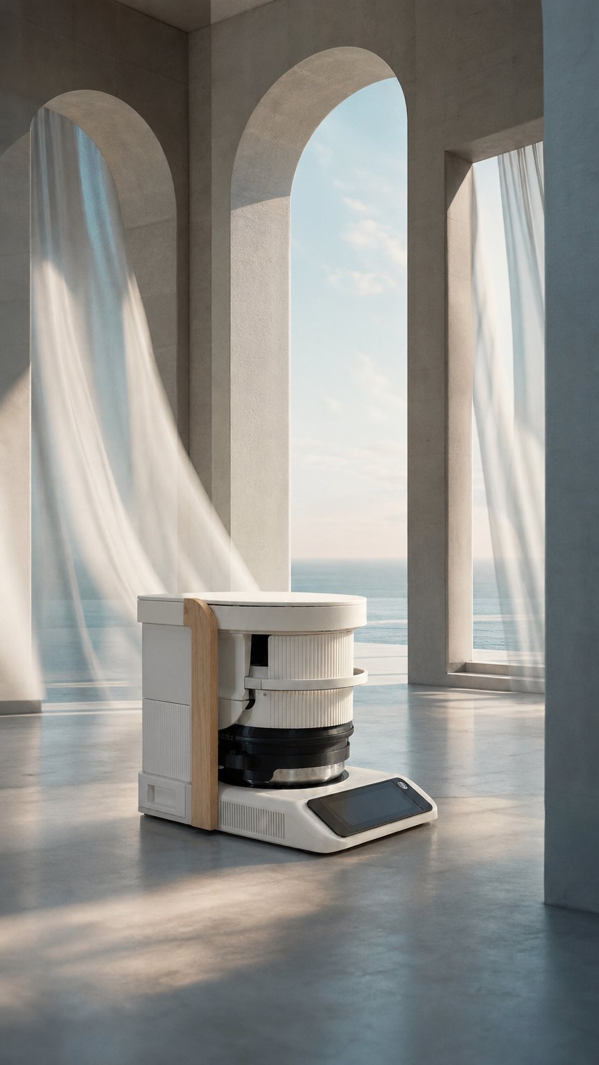 AI product shot of SwishOne Autonomous Meal System