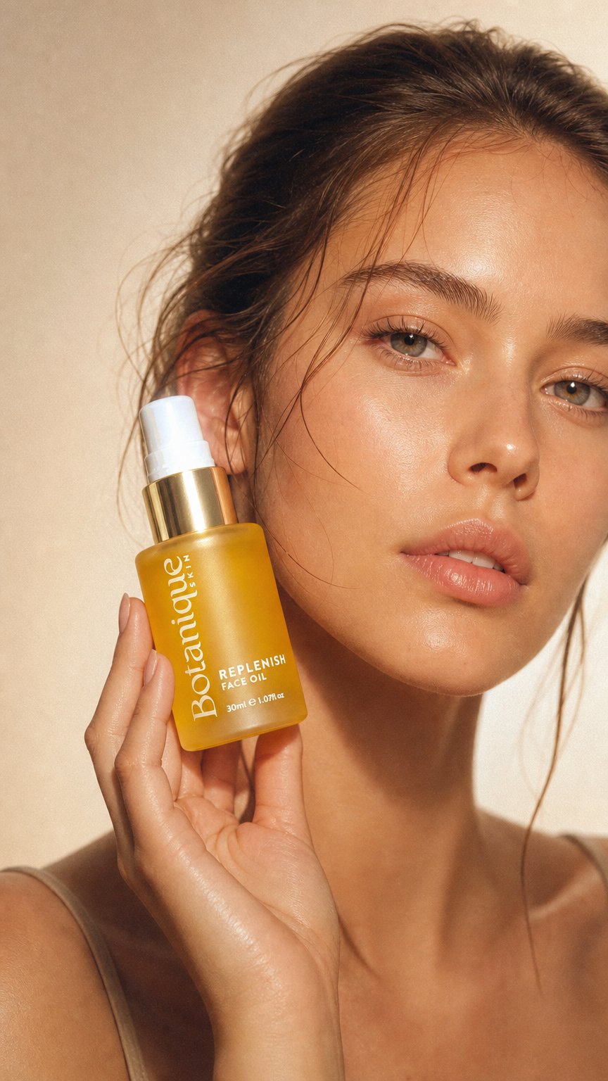 AI product shot of REPLENISH Face Oil