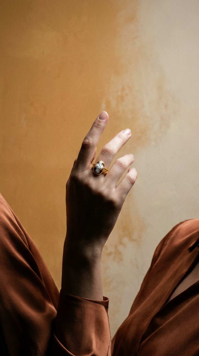 AI product shot of NOMA RING