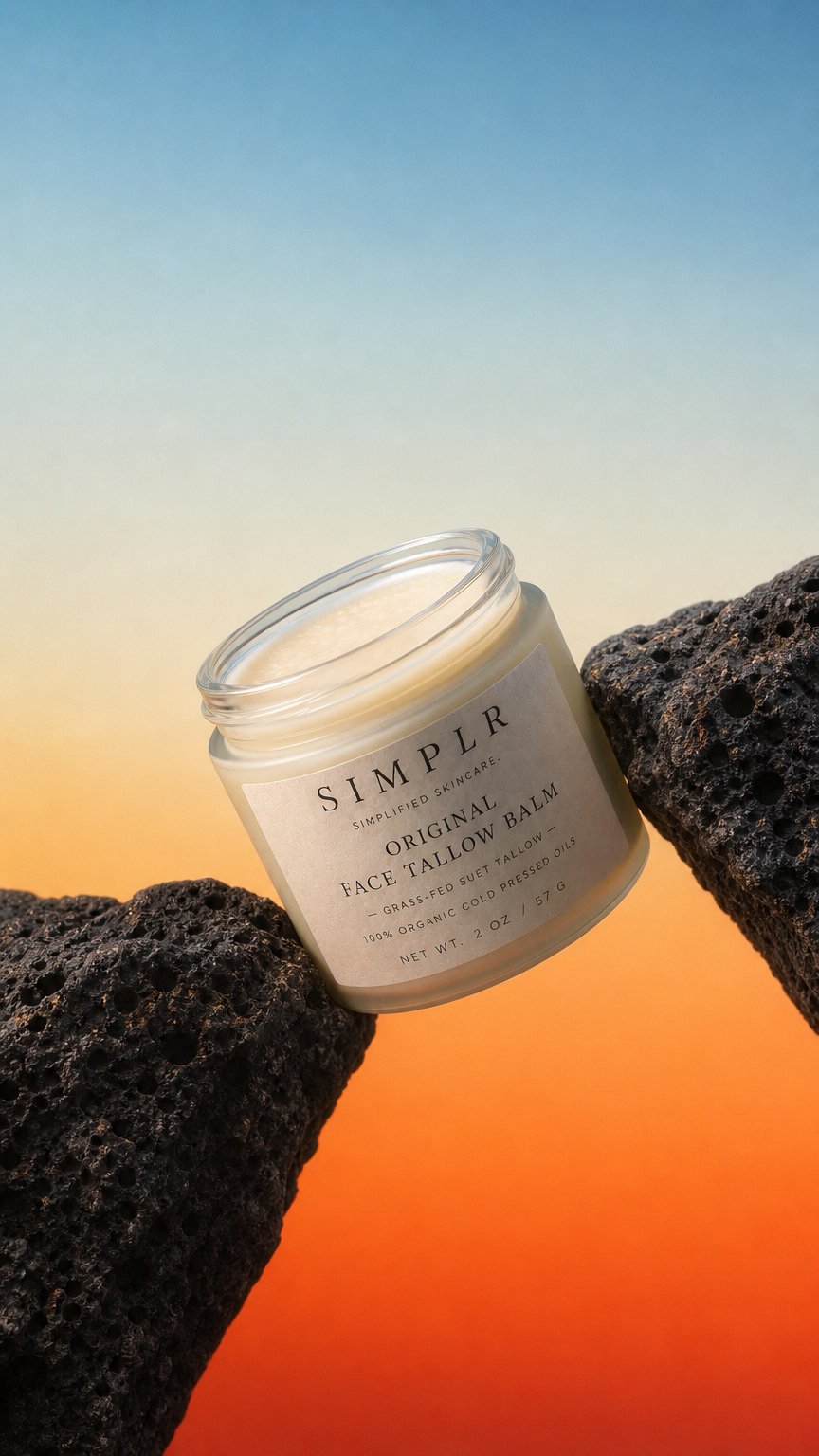 AI product shot of Original Face Tallow Balm