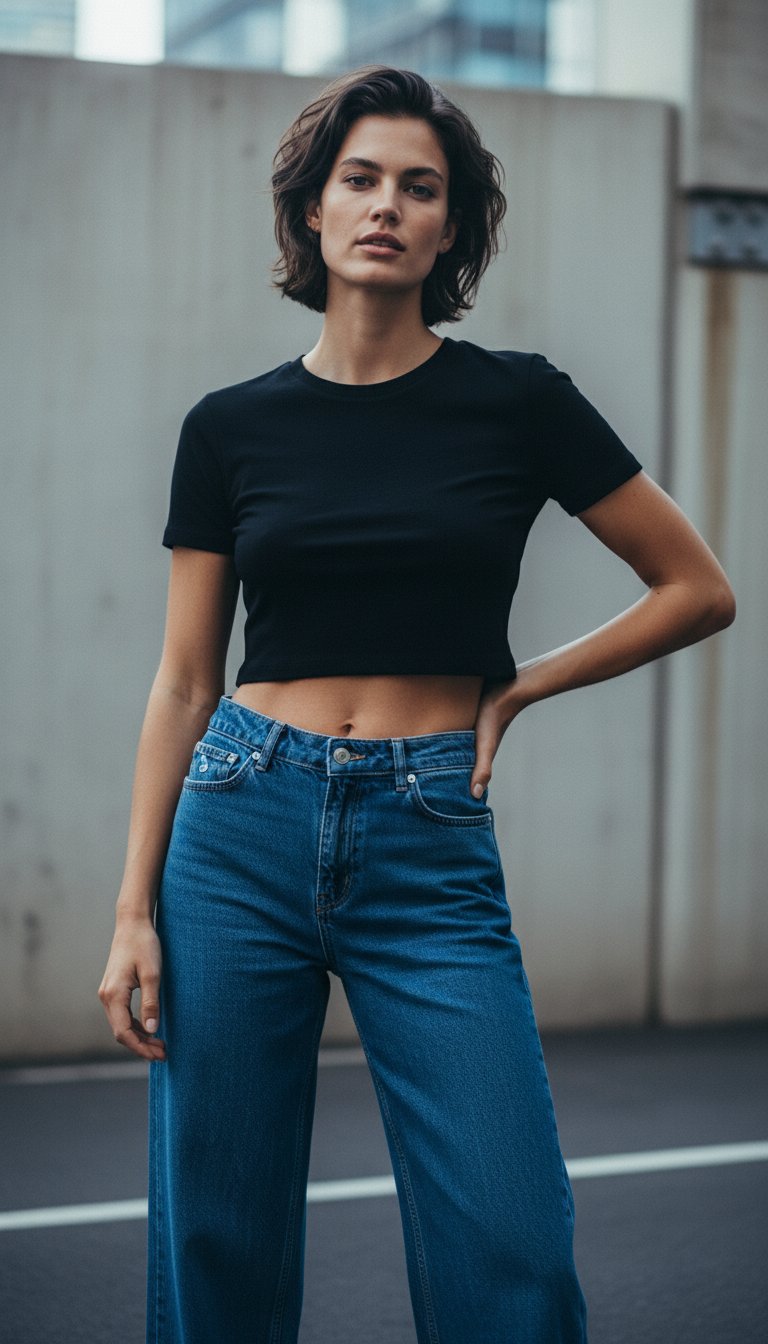 AI product shot of Denim