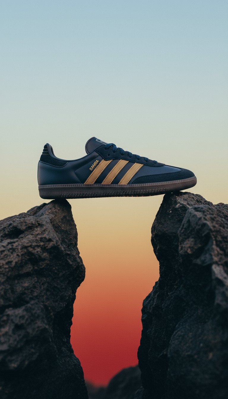 AI product shot of adidas Samba OG Shadow Navy