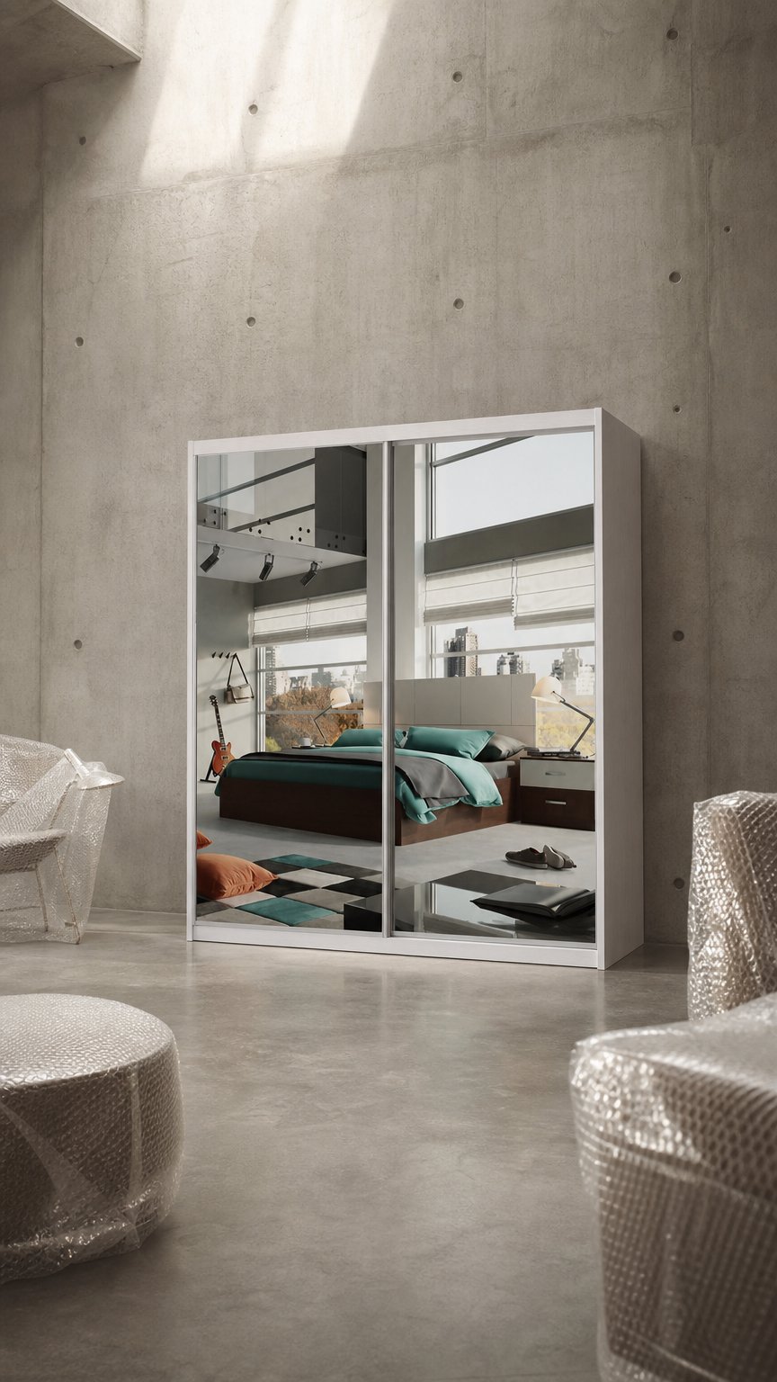 AI product shot of ארון הזזה קאריביק - KARIBIK