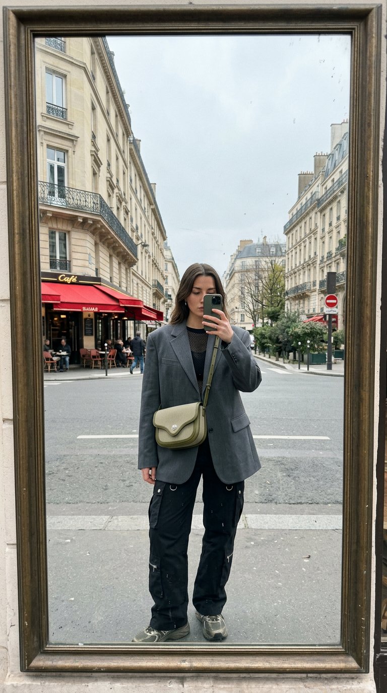 AI product shot of Jane in Canvas Olive