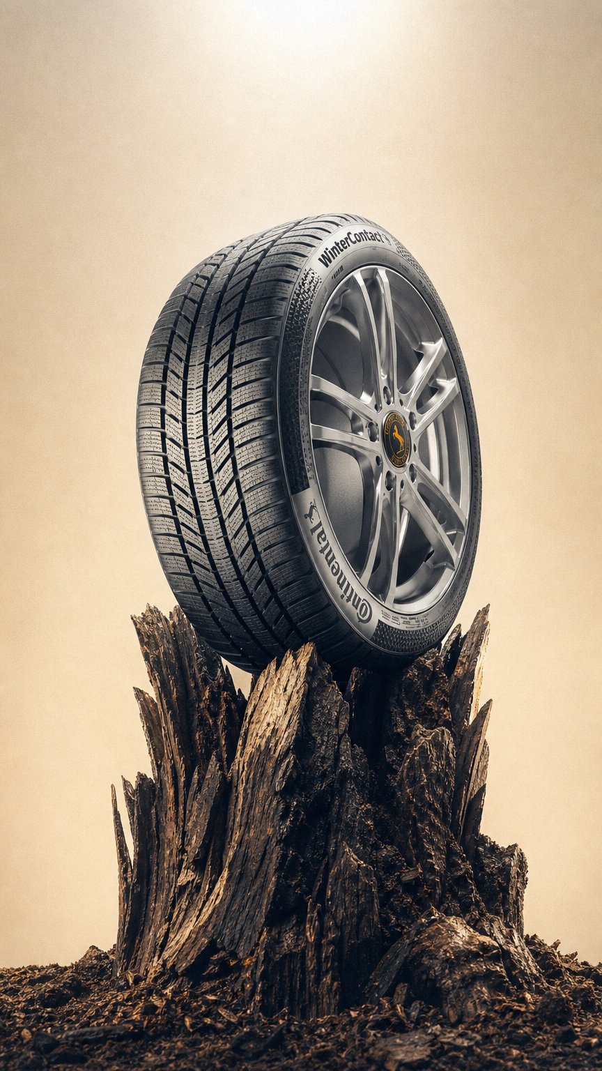 AI product shot of Oferta hivern 2024 pneumàtics Continental