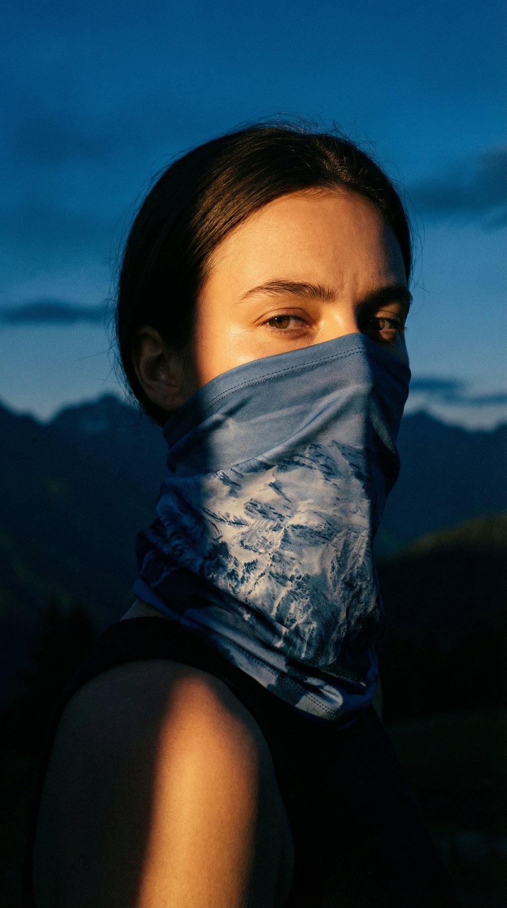AI product shot of Neck Gaiter